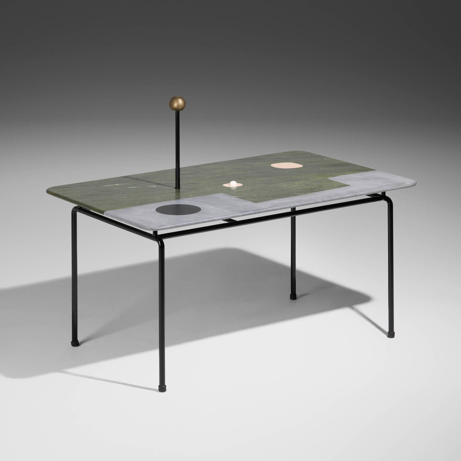 Jonathan Trayte, Bulo Bulo: Jonathan Trayte Bulo Bulo United Kingdom, c. 2020 marble, slate, granite, powder-coated steel, bronze 47.5 h x 58.5 w x 36.5 d in (121 x 149 x 93 cm) Provenance: Private Collec
