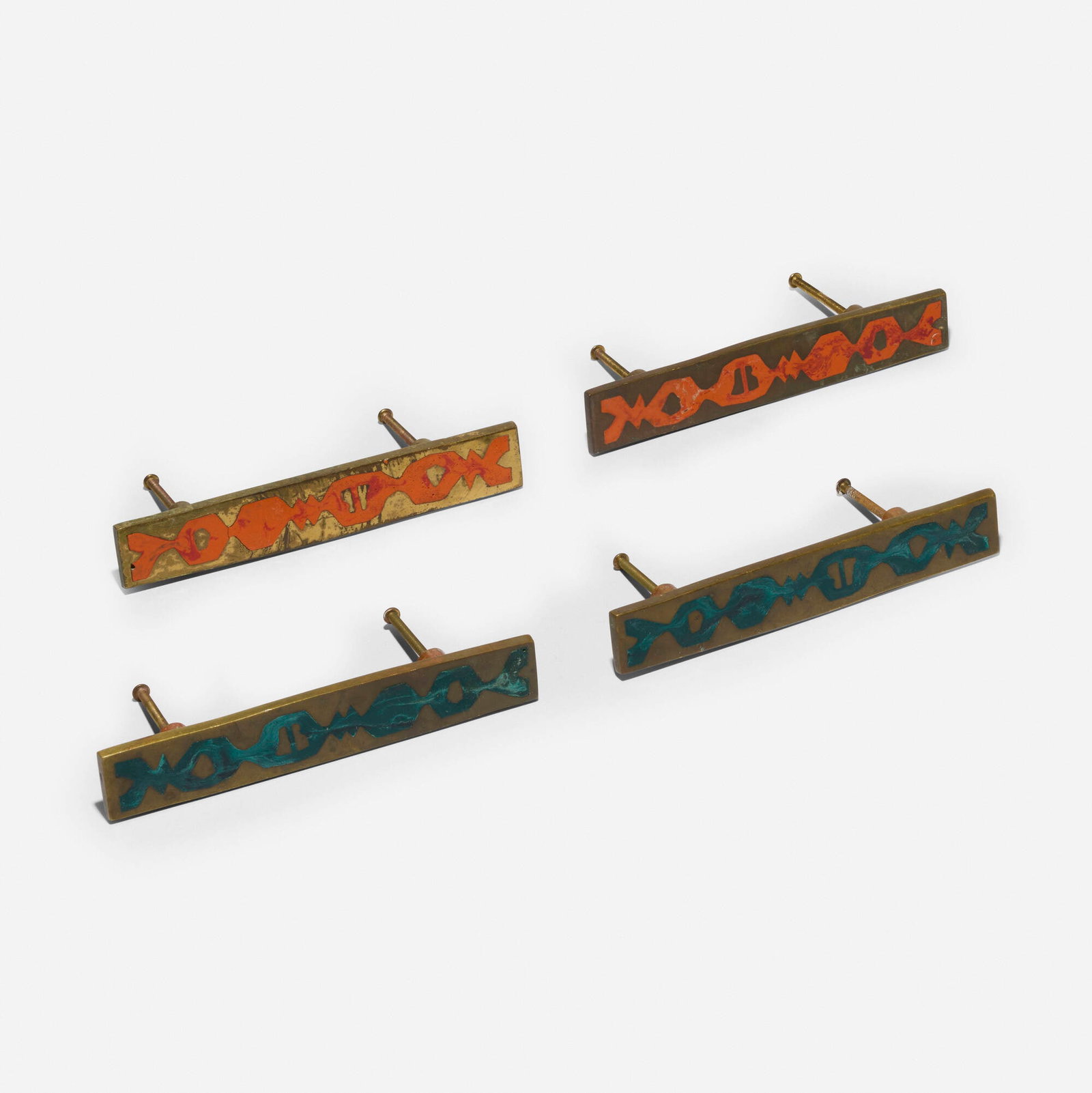 Evelyn and Jerome Ackerman, MP-202 door pulls, set of four (1 of 5)