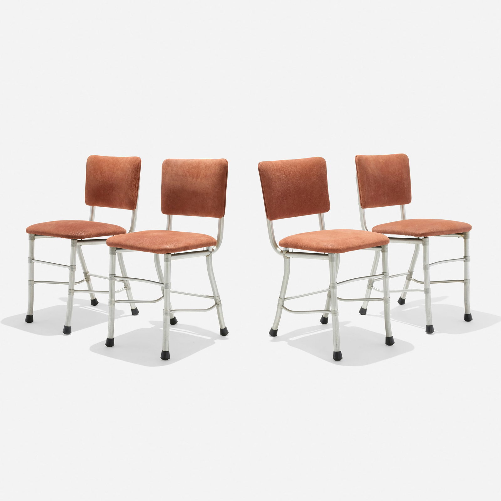 In the manner of Warren McArthur, Chairs, set of four (1 of 5)