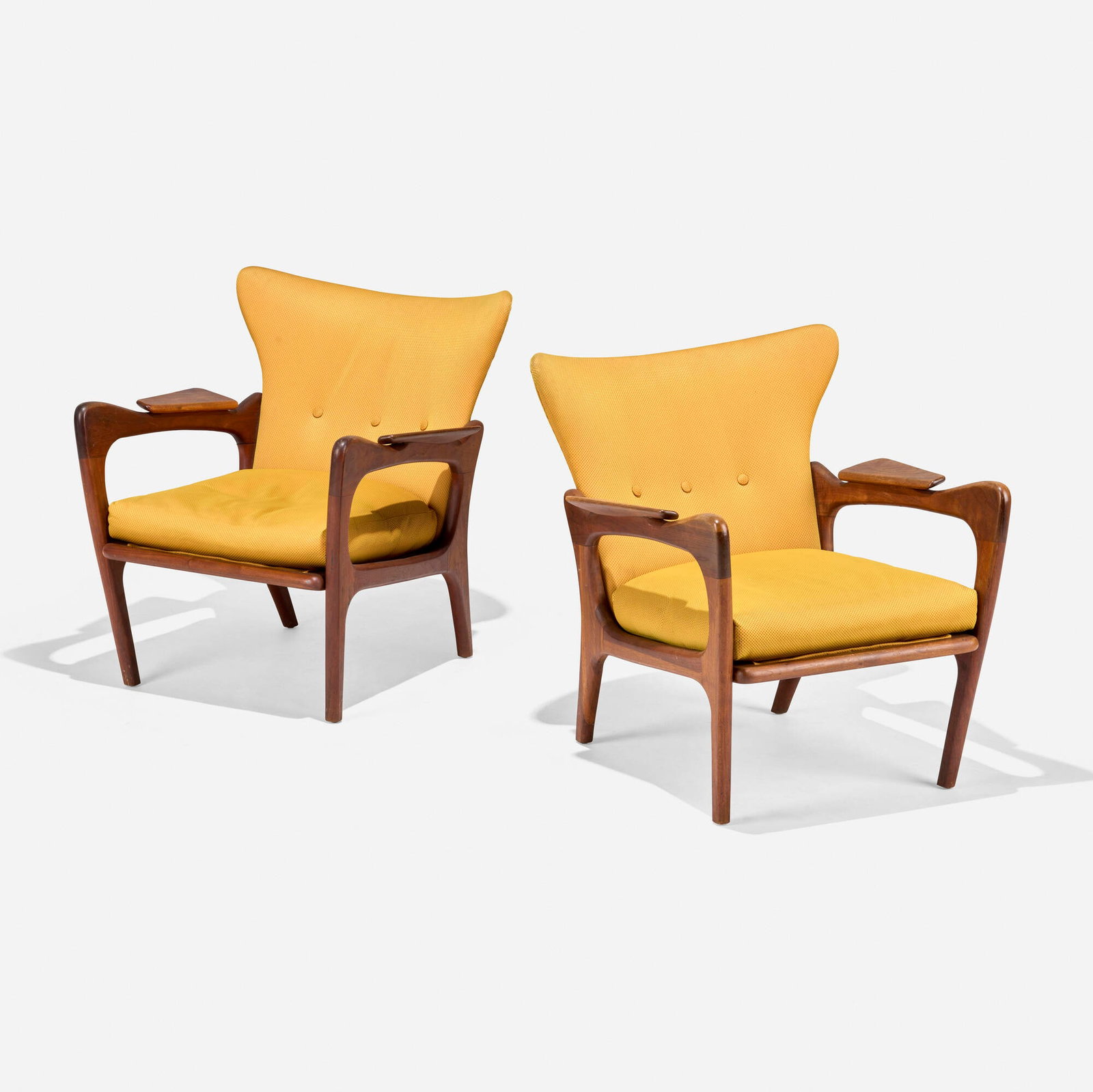 Adrian Pearsall, Lounge chairs model 2291-C, pair (1 of 4)