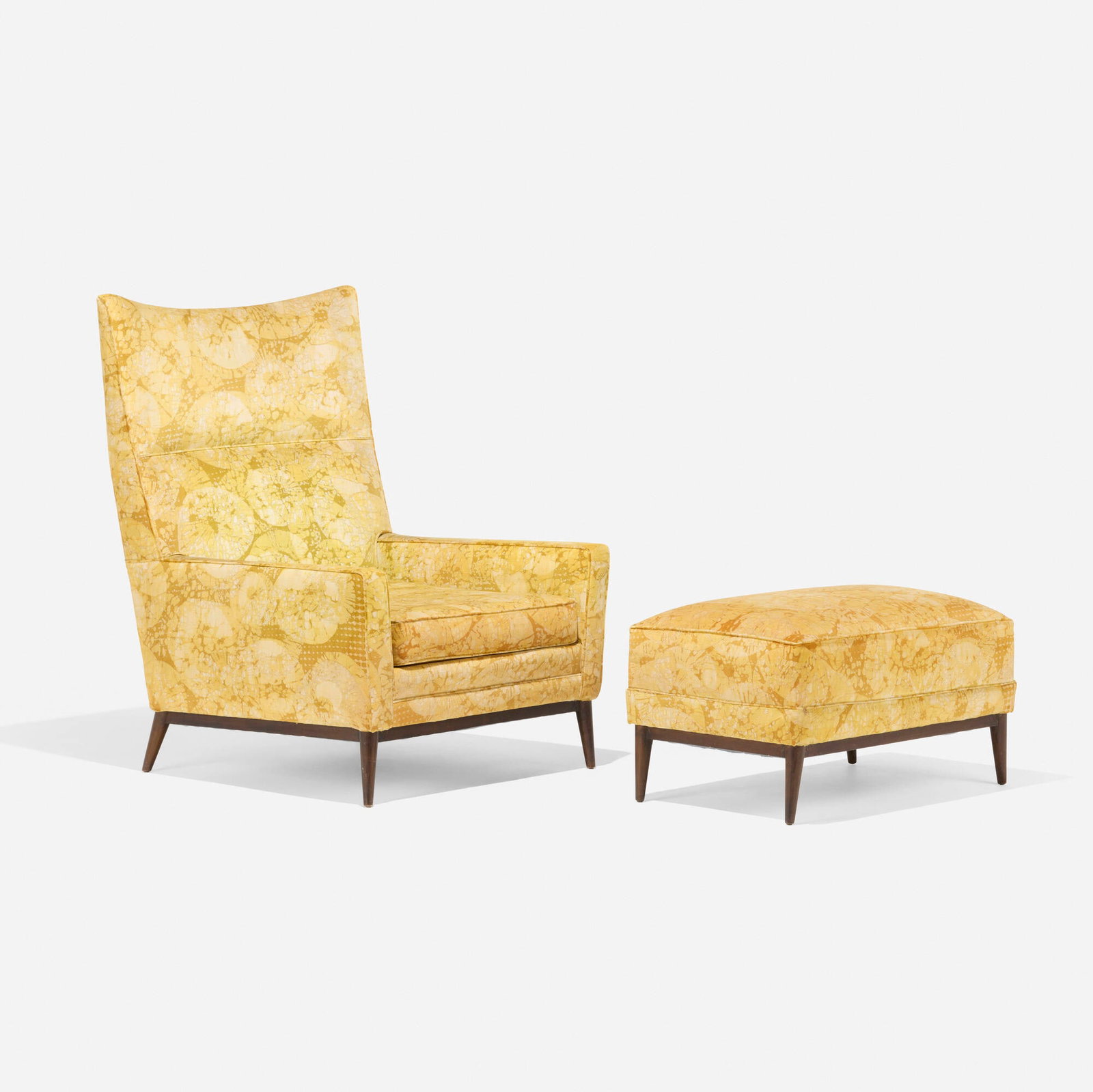 Paul McCobb, Lounge chair, model 314 and ottoman (1 of 5)