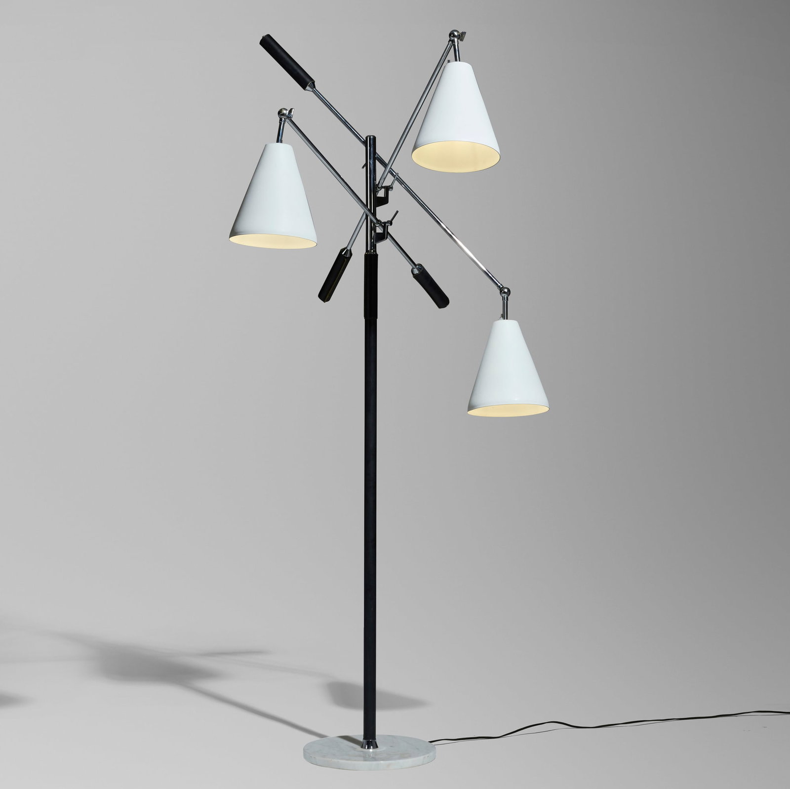 Italian, Three-arm floor lamp (1 of 5)