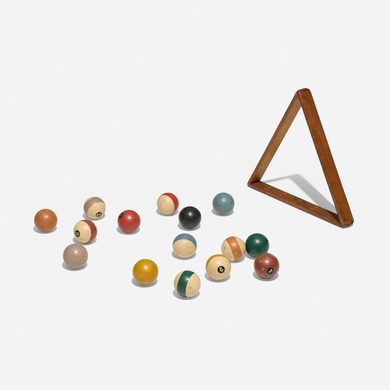 Antique, Billiard balls set - 2
