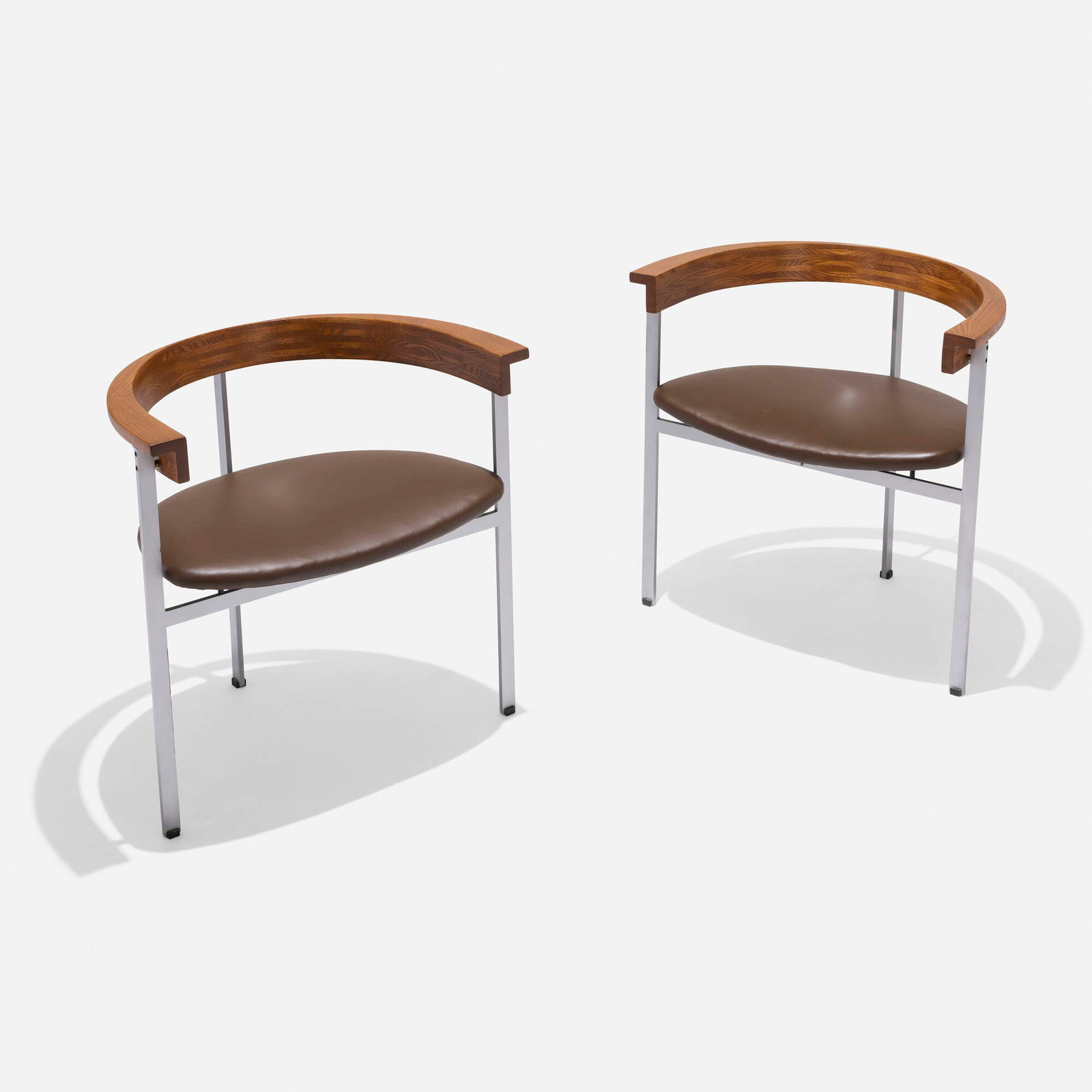 Poul Kjaerholm, PK11 chair, pair (1 of 5)