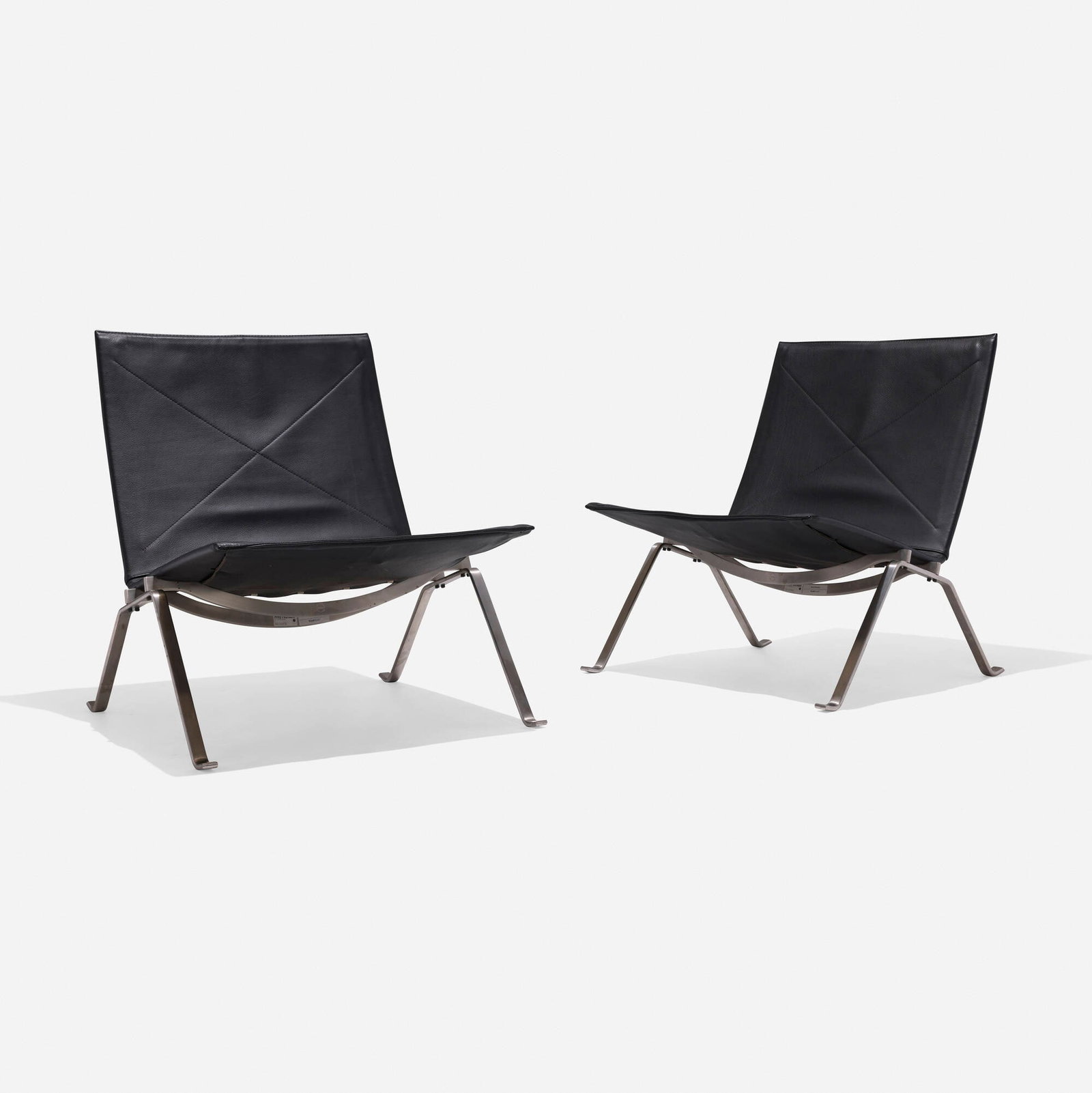 Poul Kjaerholm, PK 22 lounge chairs, pair (1 of 5)