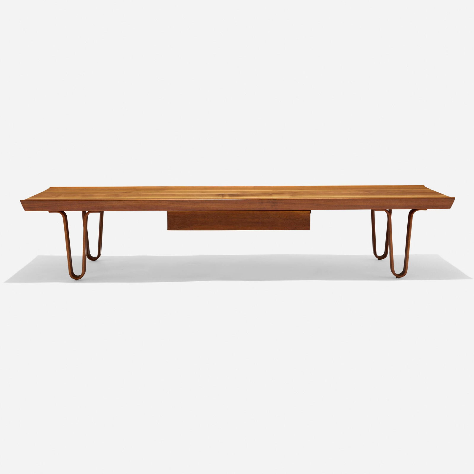 Edward Wormley, Long John bench, model 4699 - 2