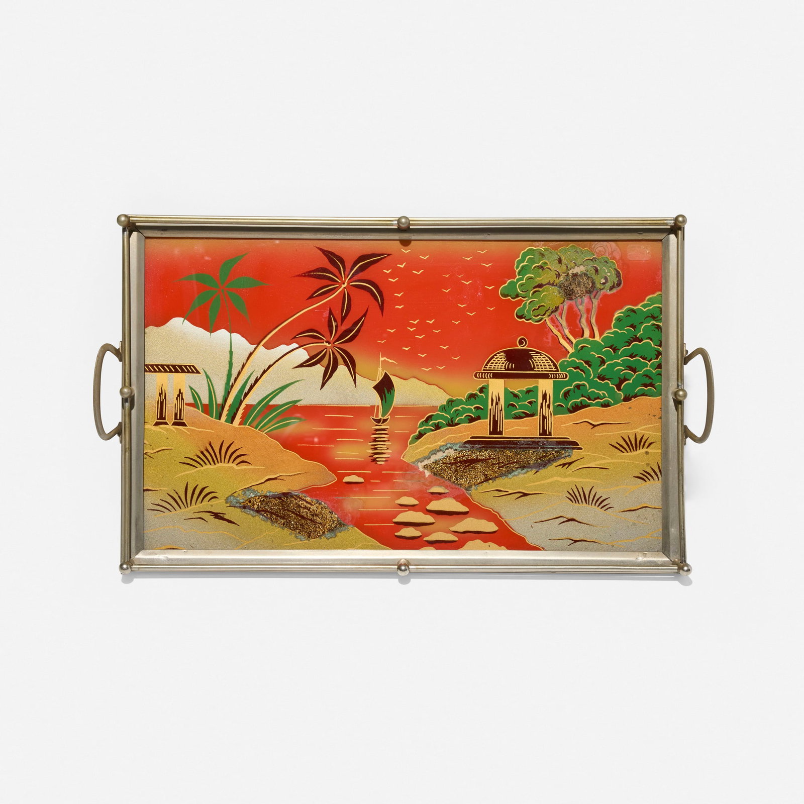 Art Deco, Handled tray - 3