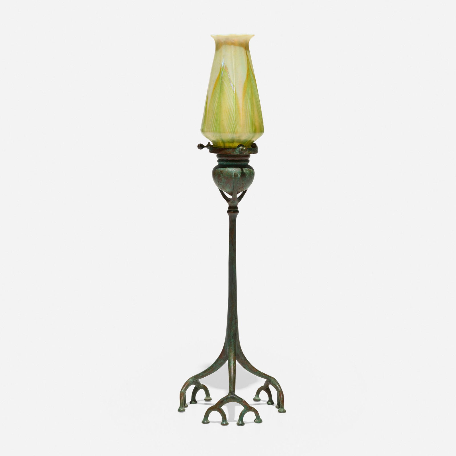 Tiffany Studios, Candlestick, model 1200 (1 of 3)