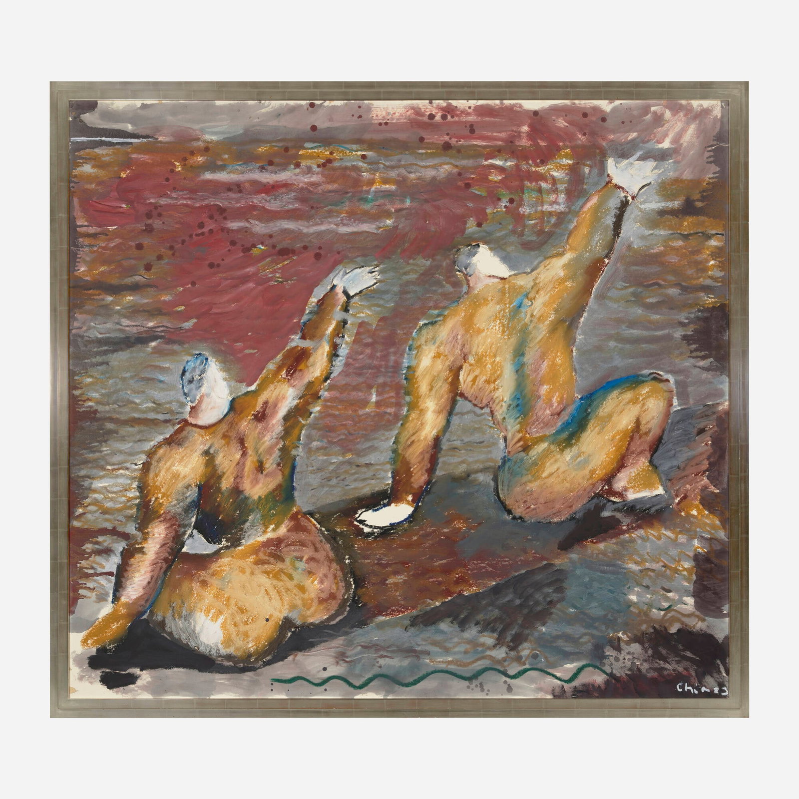 Sandro Chia, Untitled (Two Figures) - 2