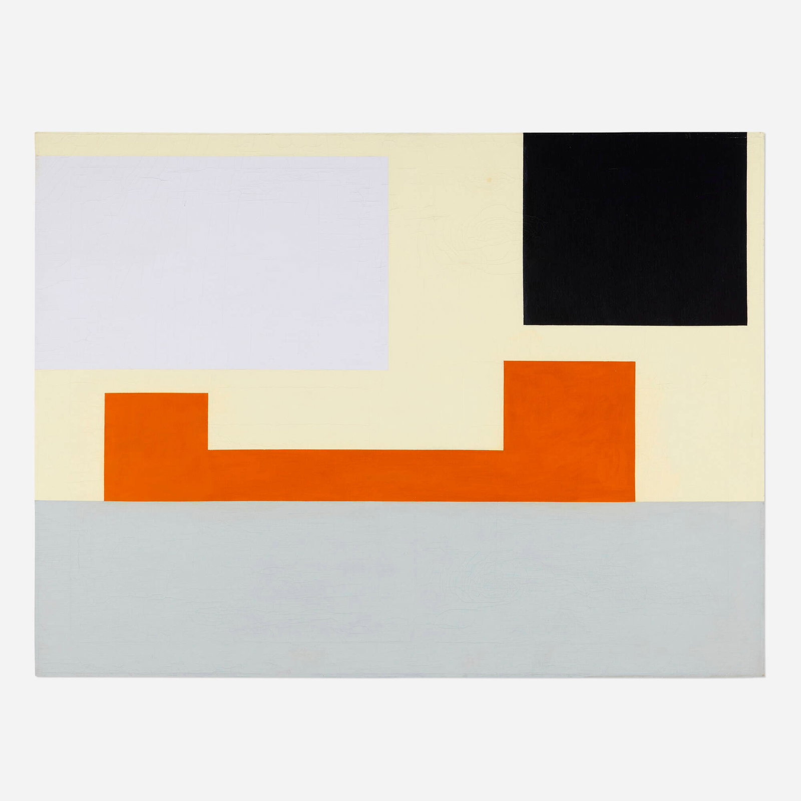 Sidney Wolfson, Untitled: Sidney Wolfson Untitled oil on canvas 36 h x 48 w in (91 x 122 cm) Signed to verso 'Wolfson'. Provenance: Acquired directly from the artist's estate | Collection of Mark McDonald