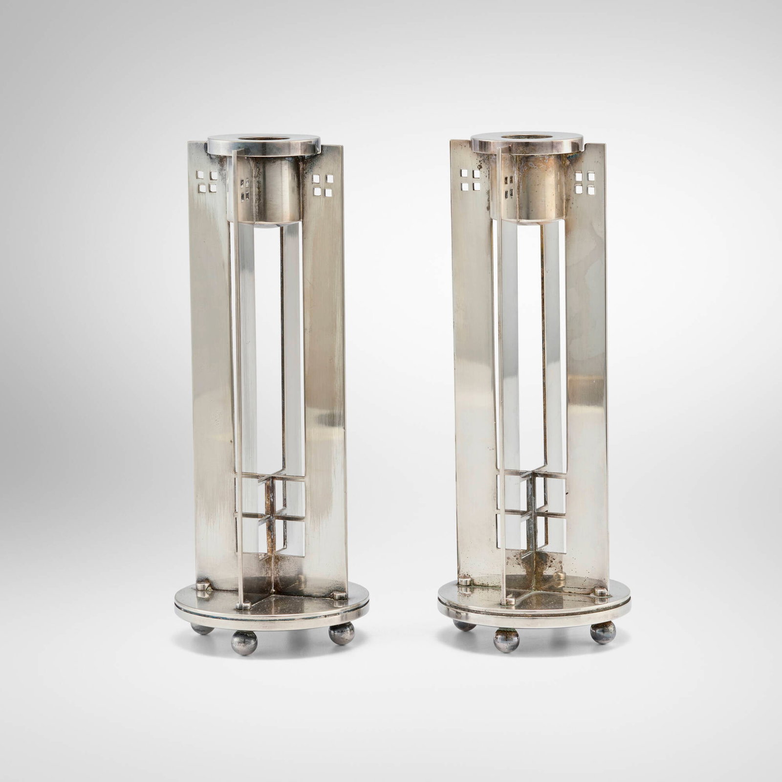 Richard Meier, Candlesticks, pair - 2