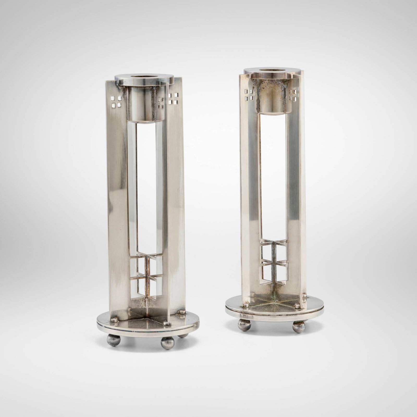 Richard Meier, Candlesticks, pair - 3