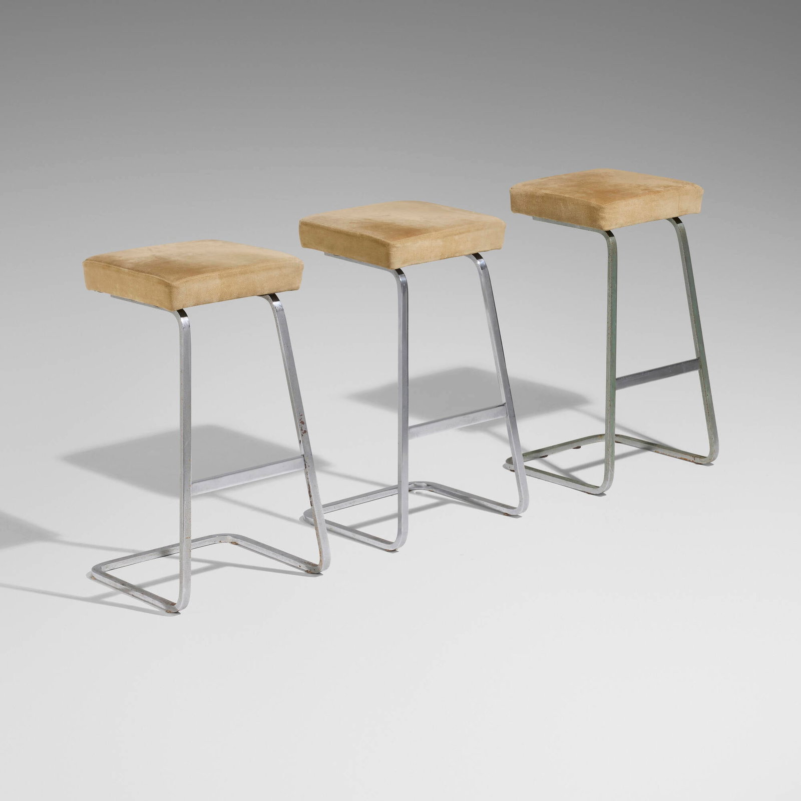 Ludwig Mies van der Rohe and Philip Johnson, Four Seasons barstools, set of three (1 of 4)