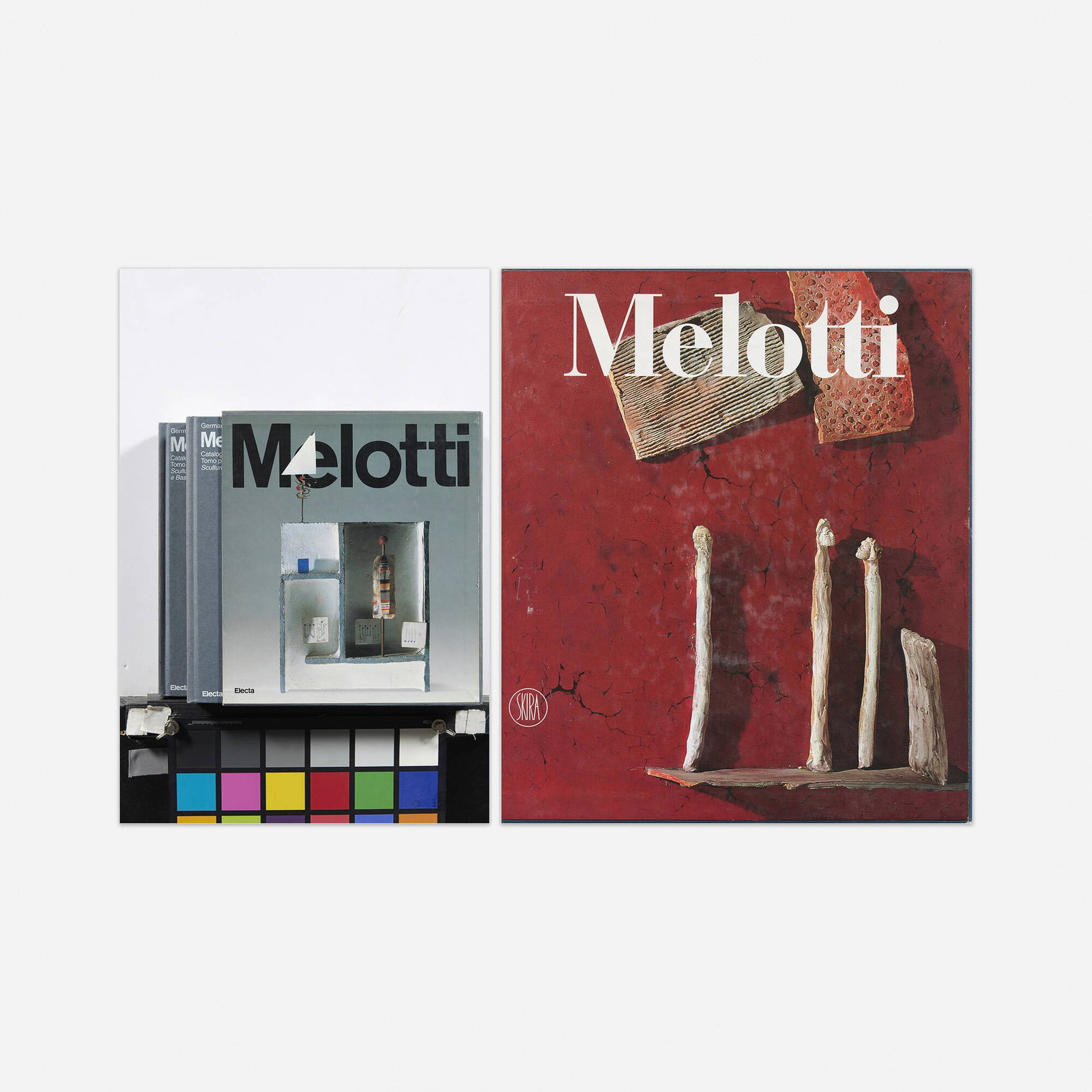 Fausto Melotti monographs, two: Fausto Melotti monographs, two 1994, 2003 bound printed paper Provenance: Collection of Mark McDonald Complete Lot Details Fausto Melotti: l'opera in ceramica Antonella Commellato,