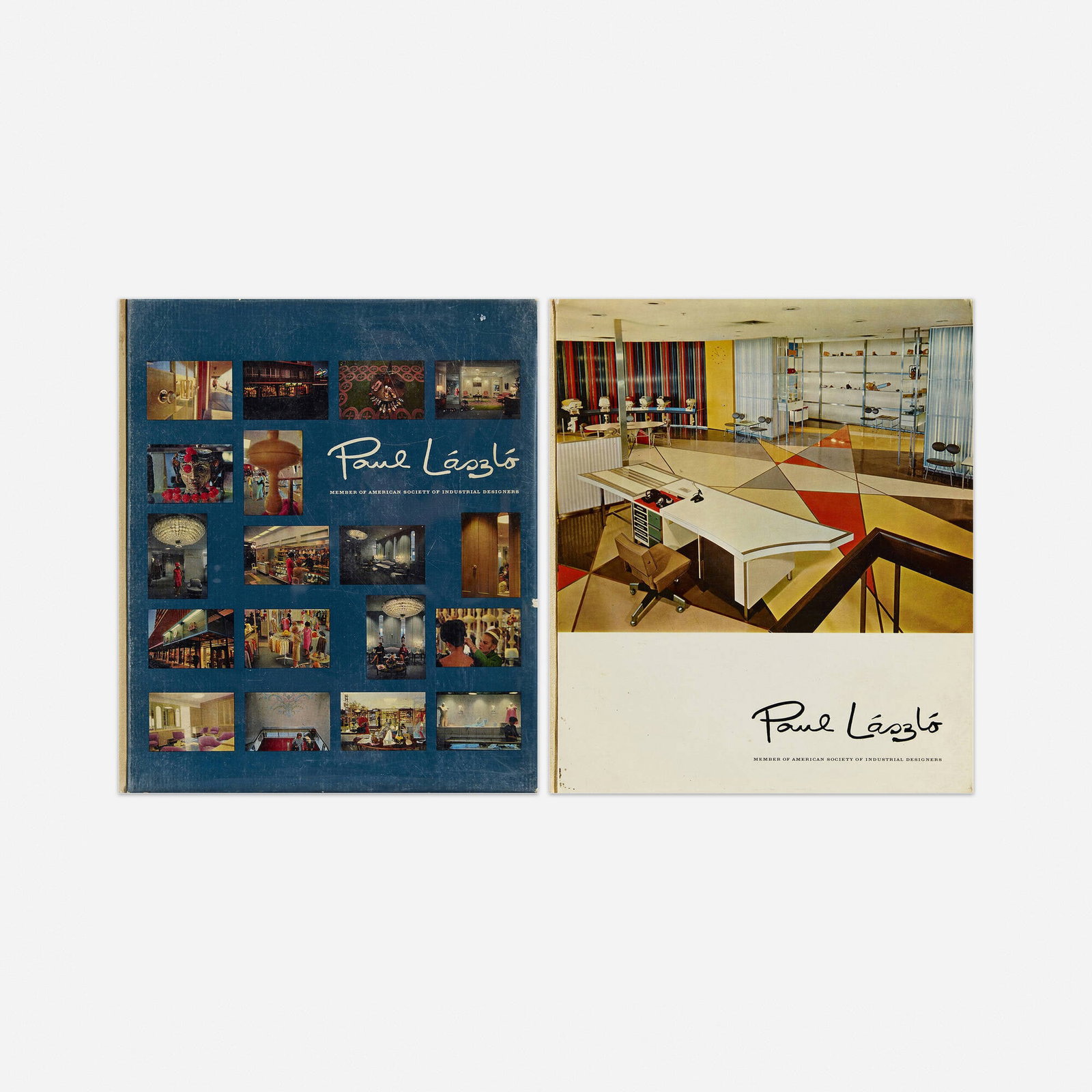 Paul Laszlo monographs, two: Paul Laszlo monographs, two 1958 bound printed paper Provenance: Collection of Mark McDonald Complete Lot Details Paul La?szlo?: Industrial Designer, A.S.I.D., Beverly Hills, California, Conzett &