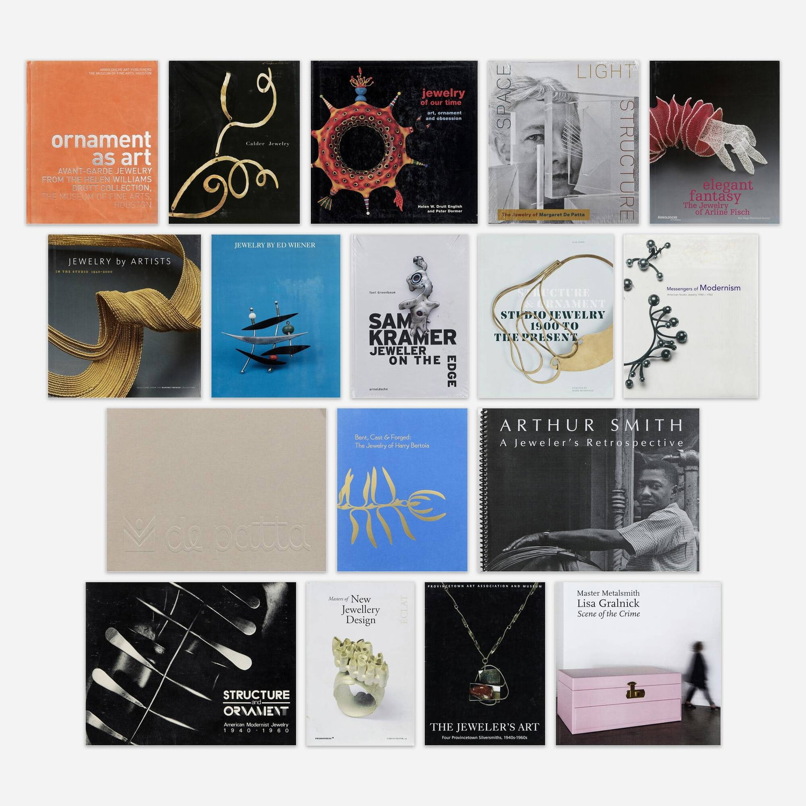 Modernist Jewelry surveys and monographs, seventeen (1 of 1)
