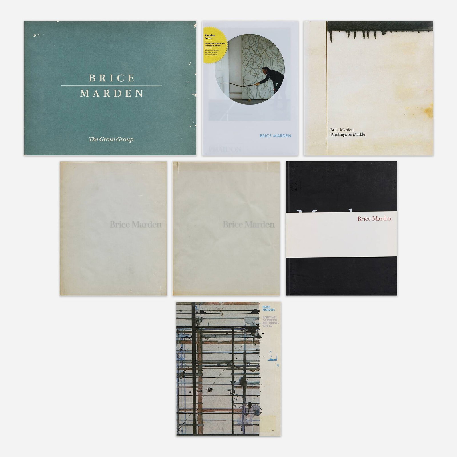 Brice Marden monographs, seven (1 of 1)
