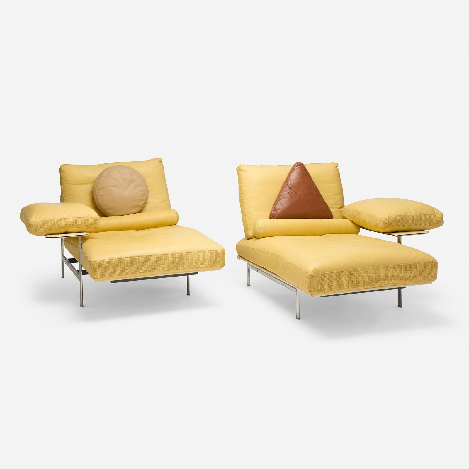 Antonio Citterio and Paolo Nava, Diesis chaise lounge chairs, pair (1 of 5)