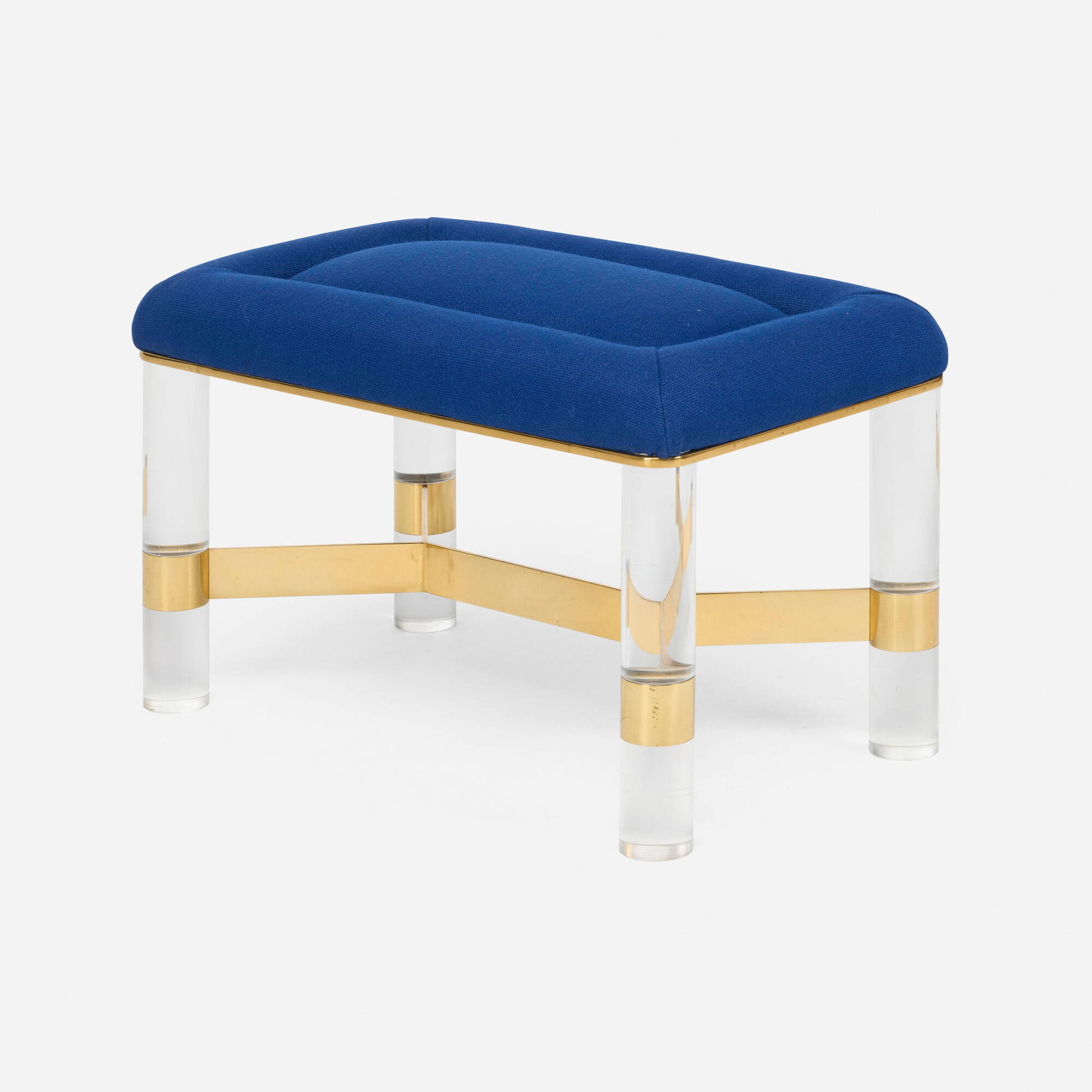 Karl Springer, Round Leg Lucite bench (1 of 4)