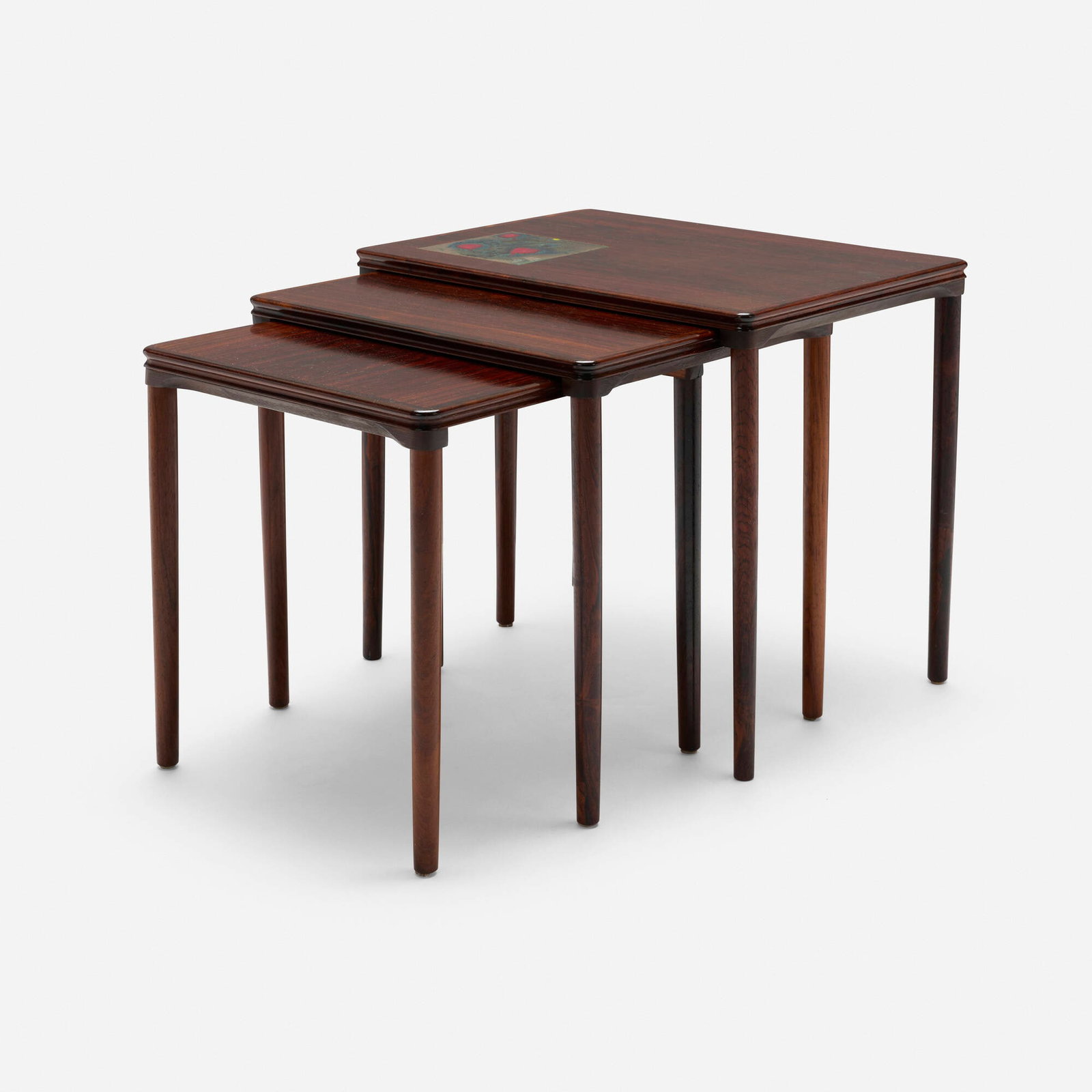 Danish Cabinetmaker, Nesting tables, set of three (1 of 5)
