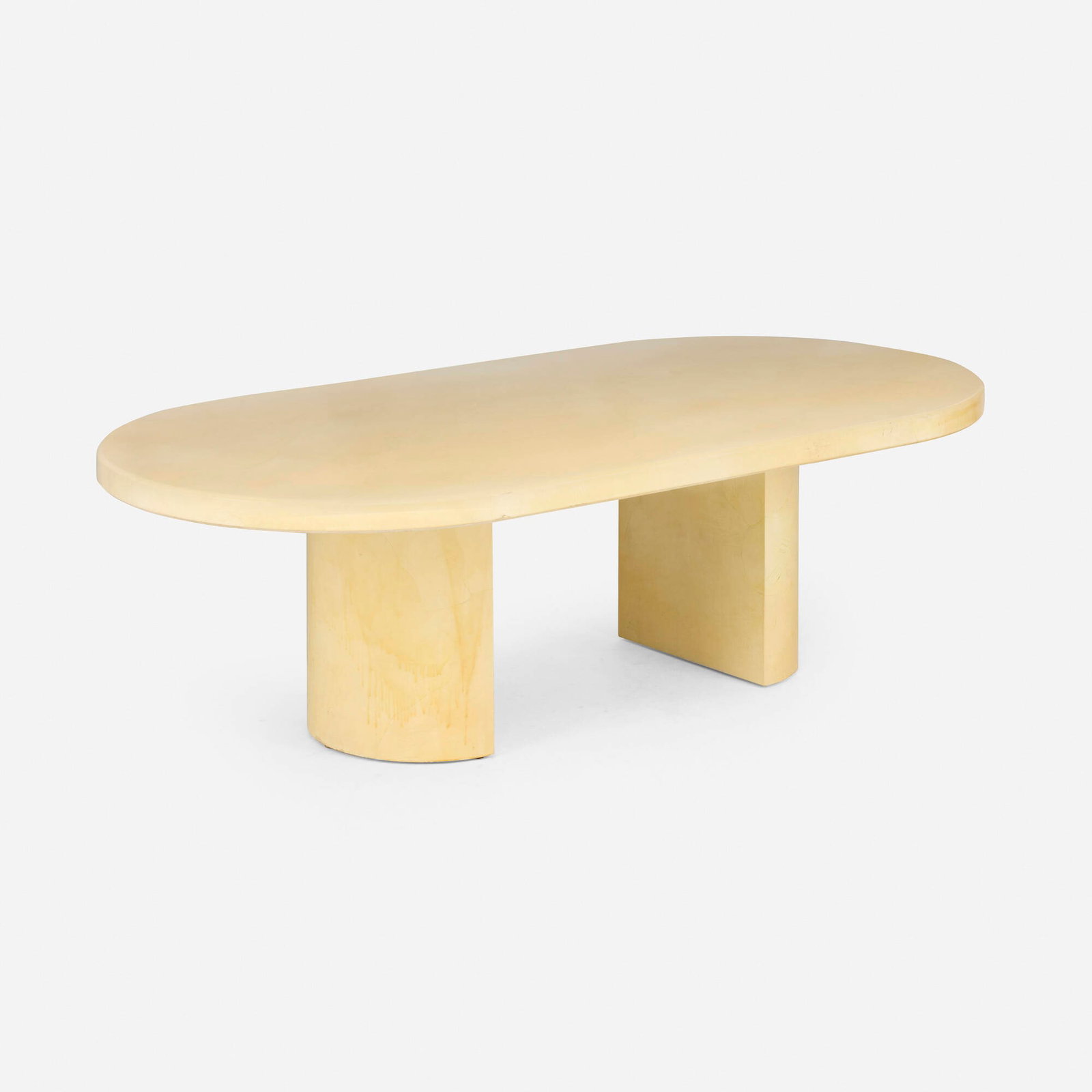 Karl Springer, Racetrack Oval Cut Edge dining table (1 of 4)