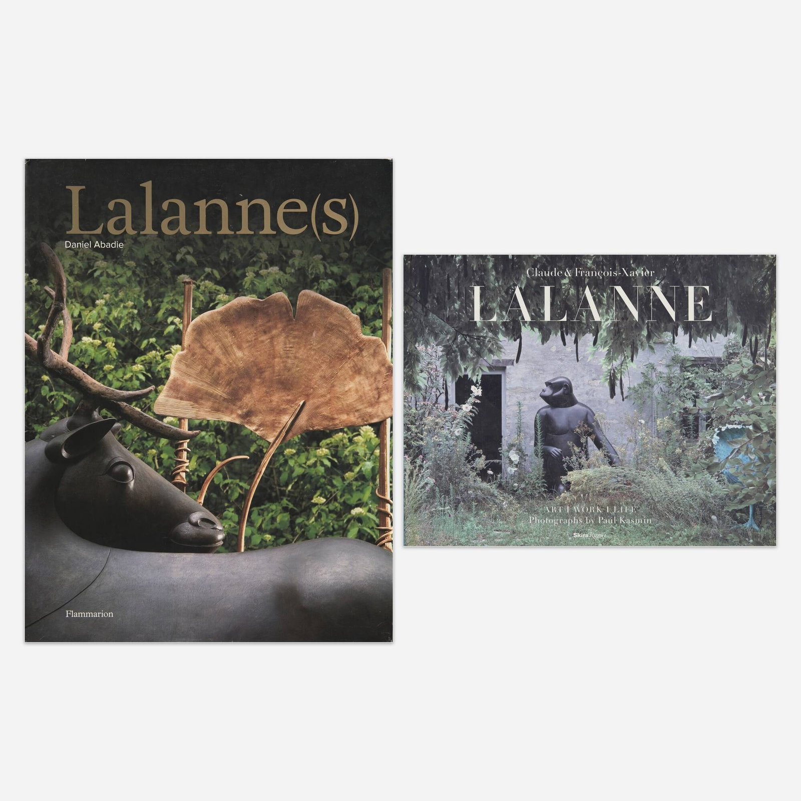 Francois-Xavier and Claude Lalanne monographs, two: Francois-Xavier and Claude Lalanne monographs, two bound printed paper Provenance: Collection of Michael and Gabrielle Boyd Complete Lot Details Lalanne(s) Daniel Abadie, Flammarion, Par
