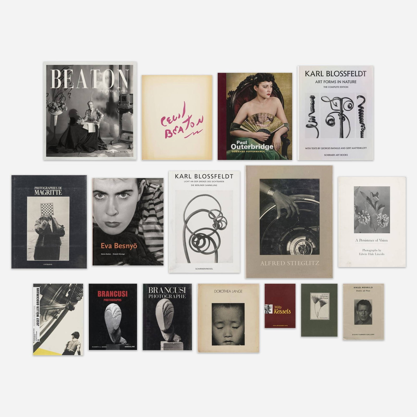 Photography surveys and monographs, sixteen: Photography surveys and monographs, sixteen bound printed paper Provenance: Collection of Michael and Gabrielle Boyd Complete Lot Details Alfred Stieglitz, Photographs & Writings Alfred
