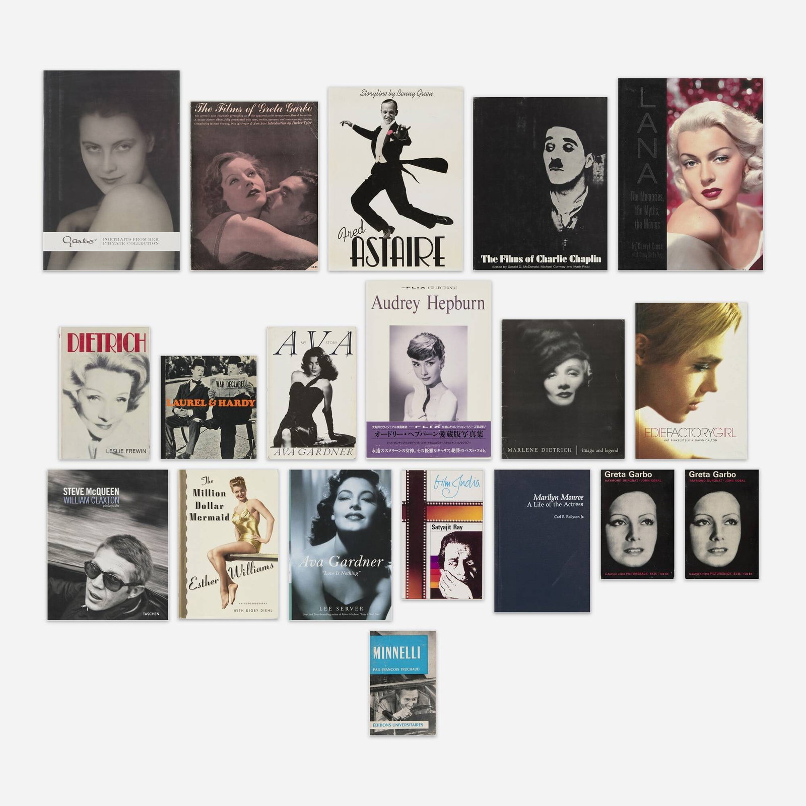 Actor surveys, nineteen: Actor surveys, nineteen bound printed paper Provenance: Collection of Michael and Gabrielle Boyd Complete Lot Details Vincente Minnelli Francois Truchaud, Editions Universitaires, France