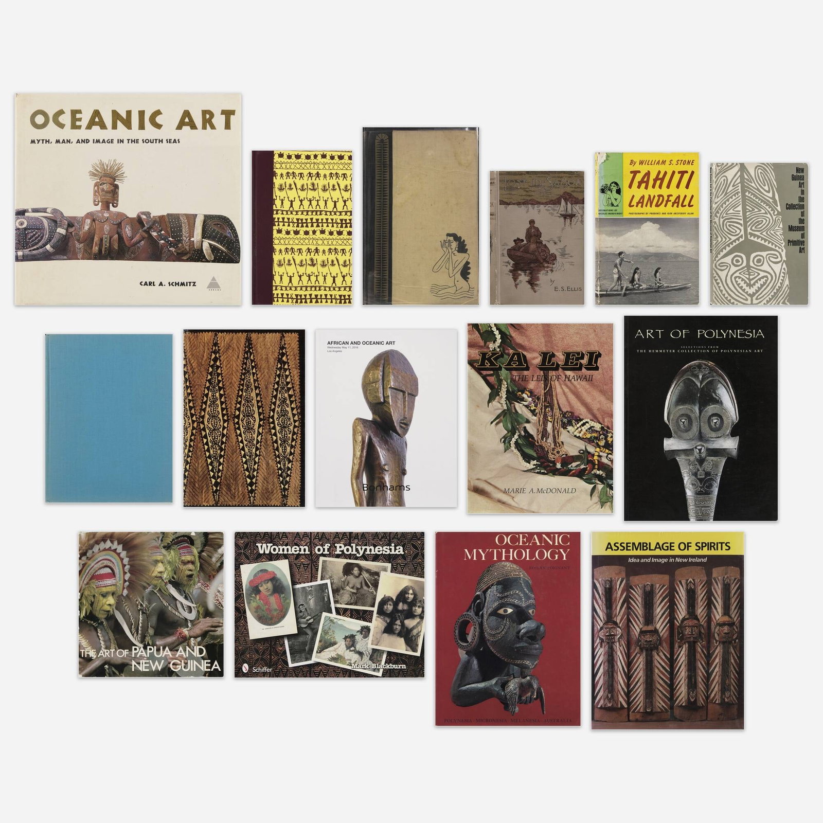 Oceanic Art surveys, fifteen: Oceanic Art surveys, fifteen bound printed paper Provenance: Collection of Michael and Gabrielle Boyd Complete Lot Details Island of Bali Miguel Covarrubias and Rose Covarrubias, Alfred