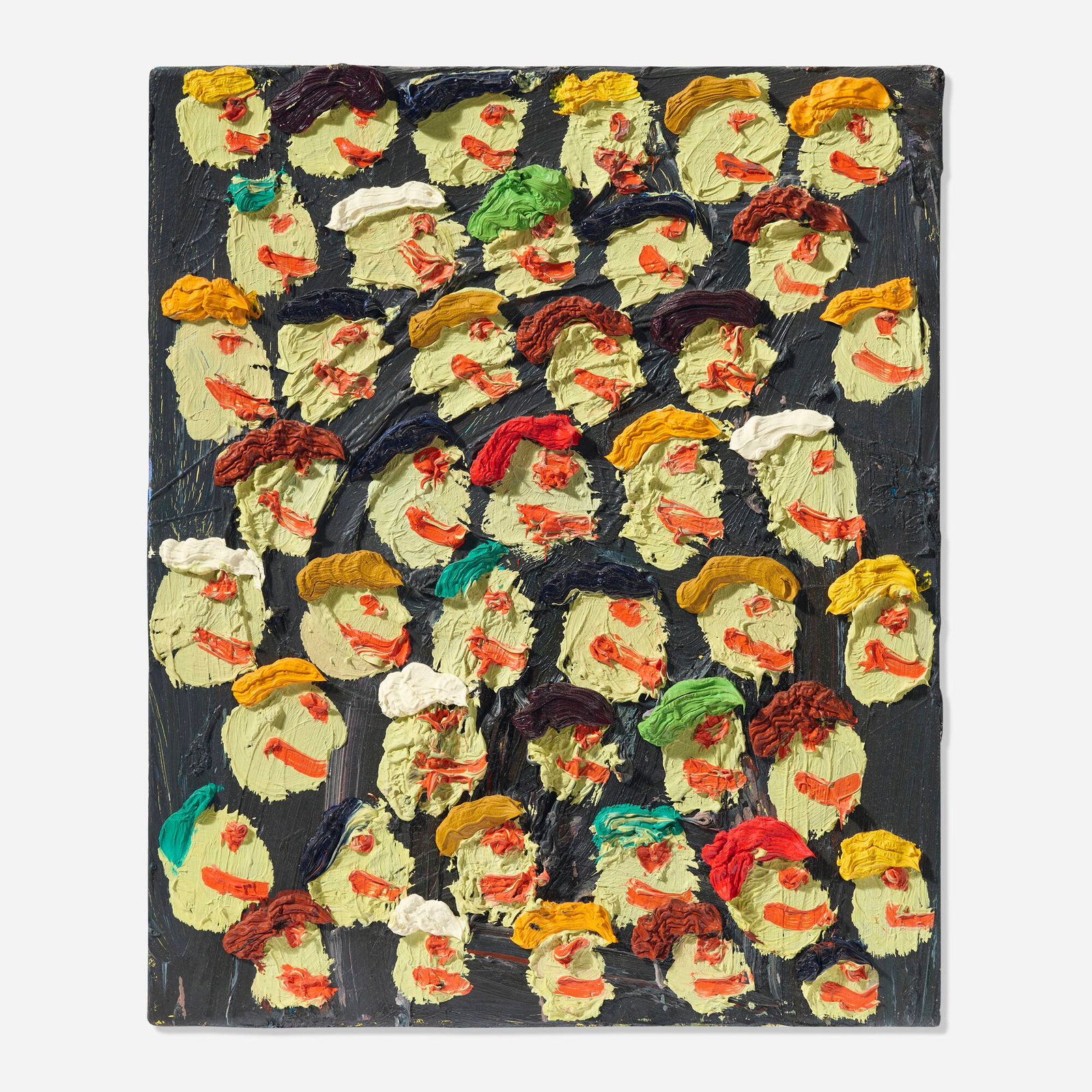 Matthew Clifford Green, Untitled: Matthew Clifford Green Untitled 2016 oil on canvas 17 h x 14 w x 1.5 d in (43 x 36 x 4 cm) Signed and dated to verso 'Matthew Clifford Green 2016'. This work will ship from Los Angeles, Cali
