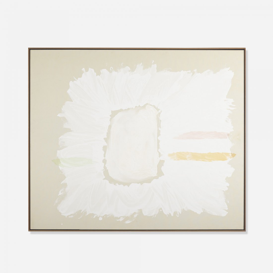 Dan Christensen Pona: Dan Christensen Pona USA, 1977 acrylic and gesso on canvas 58.5 h x 69 w inches Signed, titled and dated to reverse 'D. Christensen Pona 1977'. Provenance: Harcus Krakow Gallery, Boston | Thomas Segal