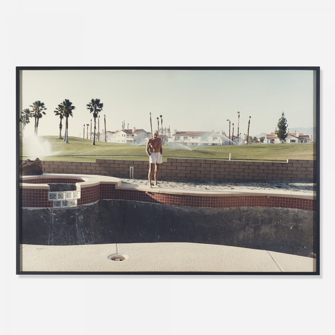 Larry Sultan Empty Pool (from Pictures from Home): Larry Sultan Empty Pool (from Pictures from Home) USA, 1991 c-print 39 h x 57 w inches Signed to lower left 'Larry Sultan'. Provenance: Janet Borden, New York | Private collection