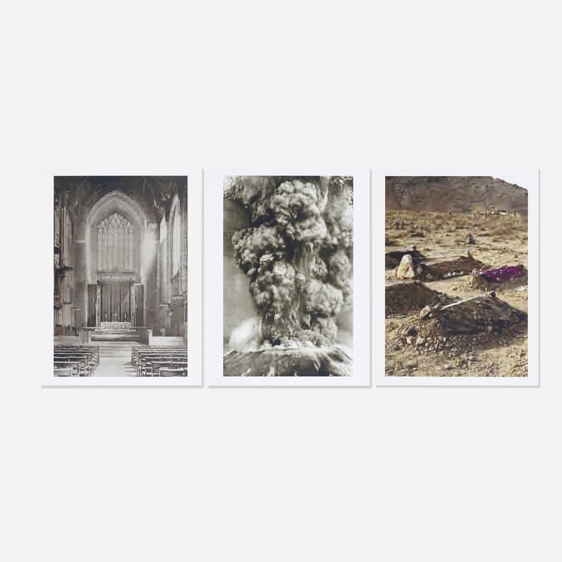 Thomas Ruff Jpegs 2006 (three works): Thomas Ruff Jpegs 2006 (three works) Germany, 2006 digital pigment print 48 h x 36 w inches Signed and numbered to reverse of each work 'T Ruff 16/45'. Each work is number 16 from the edition of 45.