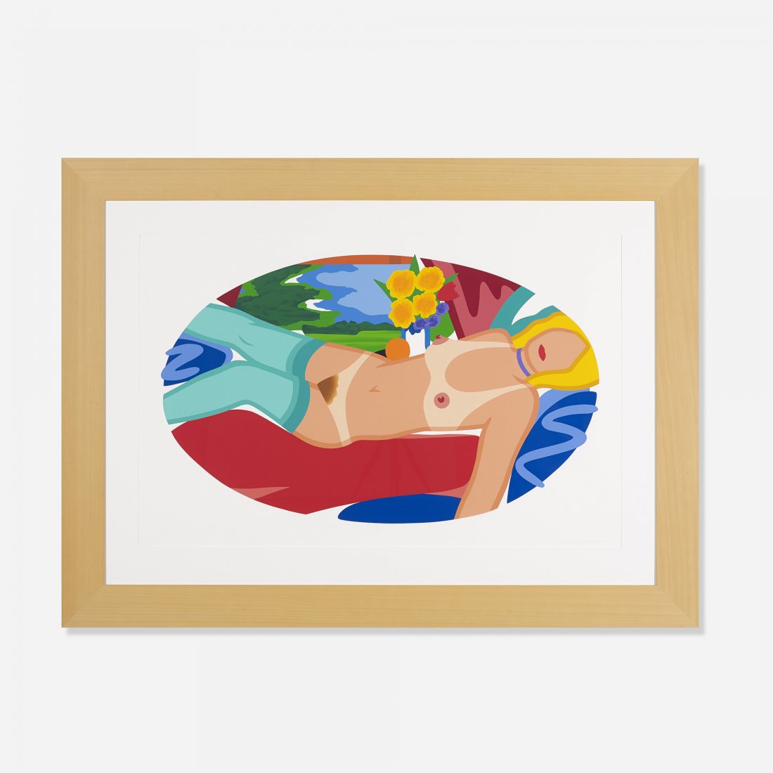 Tom Wesselmann Beautiful Bedroom Kate: Tom Wesselmann Beautiful Bedroom Kate USA, 1998 screenprint on paper 34 h x 52.5 w inches Signed and numbered to lower margin 'Wesselmann 35/90'. This work is number 35 from the edition of 90 publishe