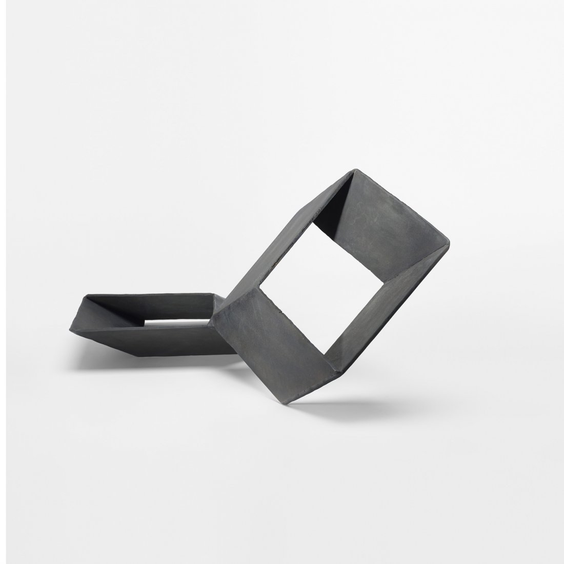 Charles Ginnever Vulva II: Charles Ginnever Vulva II USA, 1979 bronzed welded steel 14.5 h x 37 w inches