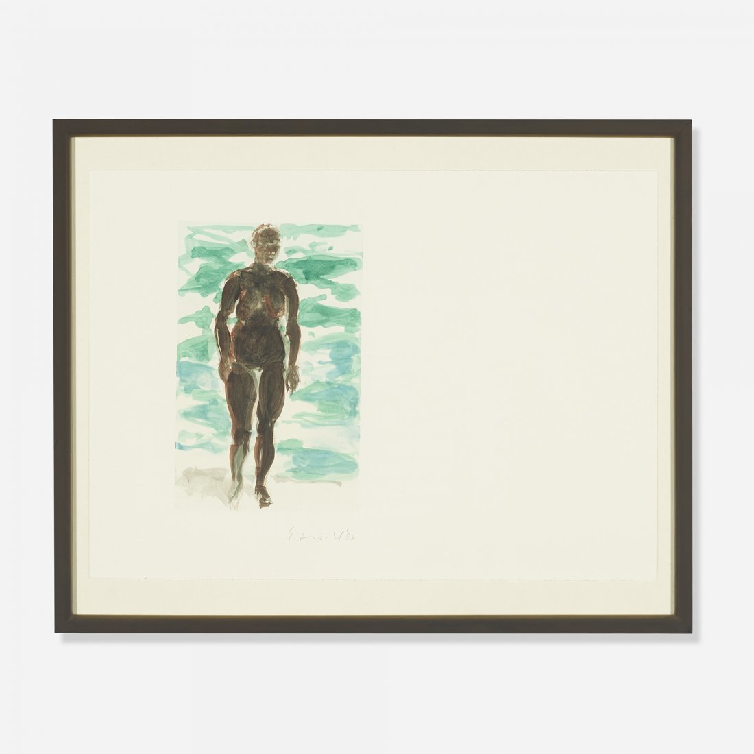 Eric Fischl untitled: Eric Fischl untitled USA, 1986 monotype on paper 13.5 h x 18.5 w inches Signed and dated to lower margin 'E. Fischl 86'. Provenance: Elliot Smith Contemporary Art Gallery, St. Louis | Private collecti
