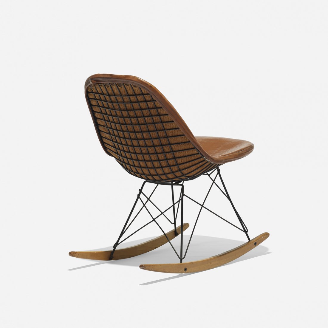 Charles and Ray Eames RKR: Charles and Ray Eames RKR Herman Miller USA, 1950 leather, enameled steel, birch 19.5 w x 27 d x 27 h inches Literature: Eames Design: The Work of the Office of Charles and Ray Eames, Neuhart, Neuhart