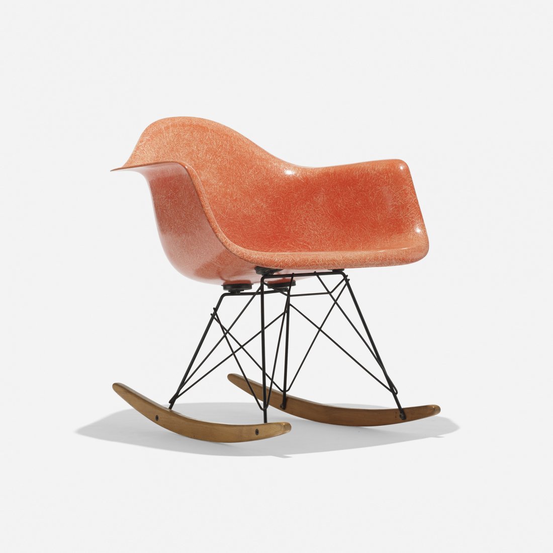Charles and Ray Eames RAR: Charles and Ray Eames RAR Herman Miller USA, 1950/c. 1960 molded fiberglass, enameled steel, birch, rubber 25 w x 25 d x 27 h inches Literature: The Work of the Office of Charles and Ray Eames, Neuhar