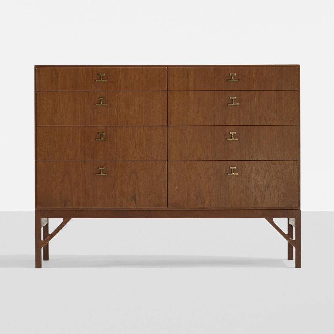 Borge Mogensen cabinet: Borge Mogensen cabinet Fredericia Stolefabrik Denmark, 1940 rosewood, brass 48 w x 18.25 d x 36.75 h inches Literature: Danish Modern, Hollingsworth, ppg. 101, 167