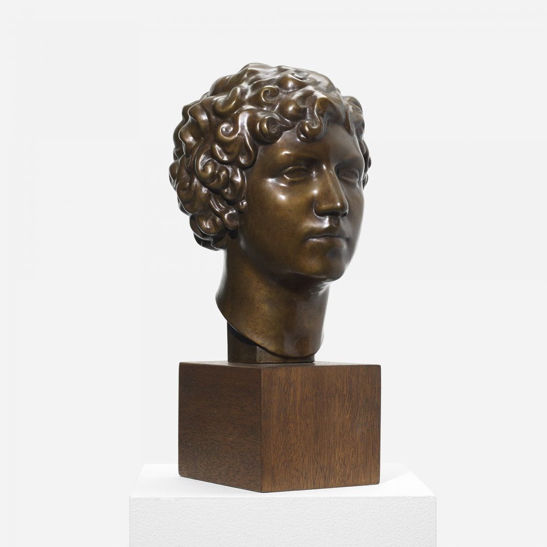 Isamu Noguchi Mrs. Stuart Davis: Isamu Noguchi Mrs. Stuart Davis USA, 1926/1983 bronze 8 w x 9.5 d x 12.75 h inches This work is unique. Sold with copies of correspondence between Robert Chosak (Mrs. Stuart Davis' brother) and the ar