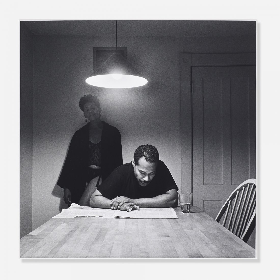 Weems Untitled (from The Kitchen Table series): Carrie Mae Weems Untitled (from The Kitchen Table series) USA, 1994 gelatin silver print 19 h x 19 w inches Signed and numbered to reverse 'Carrie M. Weems 3/25'. This work is number 3 from the editio