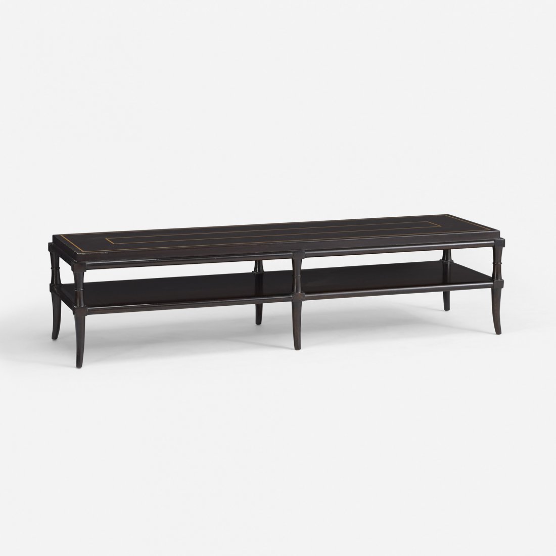 Tommi Parzinger coffee table: Tommi Parzinger coffee table Parzinger Originals USA, c. 1952 lacquered wood, maple 66 w x 20 d x 16 h inches