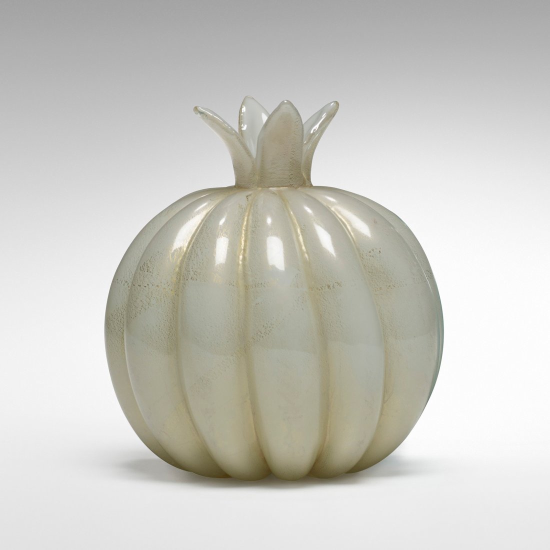 Flavio Poli vase: Flavio Poli vase Seguso Vetri d'Arte Italy, 1948 4.75 dia x 5.25 h inches Literature: Seguso Vetri D'Arte 1933: 75th Aniversario, Heiremans, unpaginated