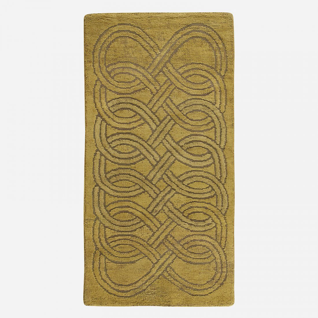 Marion Dorn half-pile carpet: Marion Dorn half-pile carpet USA, 2nd quarter 20th Century hand-woven wool 39.5 w x 76.5 l inches