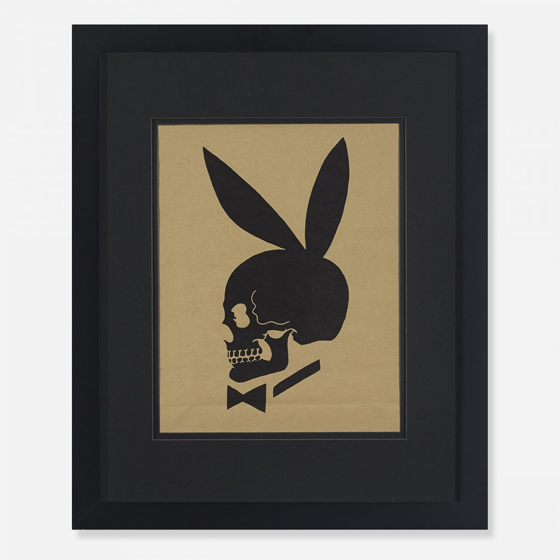 Richard Prince Skull Bunny shopping bag: Richard Prince Skull Bunny shopping bag Printed Matter, Inc. USA, 1991 screenprint on paper bag 13.5 h x 10.5 w inches This work was created for "Learn to Read Art" 1991 Basel Art Fair and published b