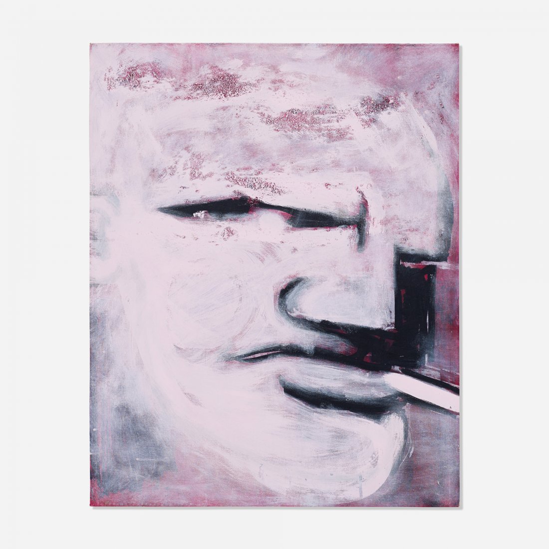 Robert Loughlin Pink Pink Pink: Robert Loughlin Pink Pink Pink USA, 2003 acrylic on canvas 30 h x 22 w inches Signed, titled and dated to verso: [Robert Loughlin 2003 Pink Pink Pink]. Provenance: Acquired directly from the artist |