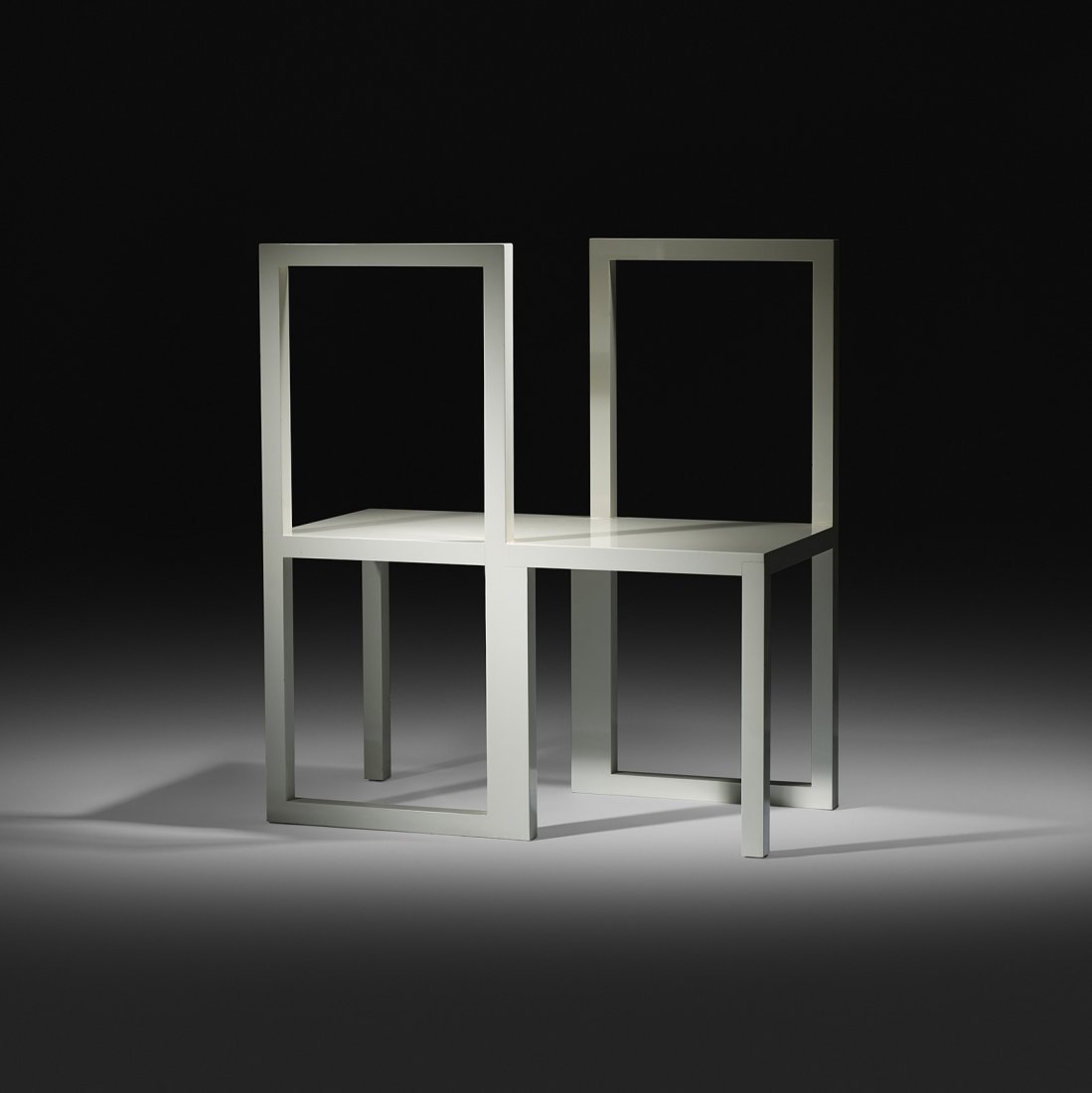 Robert Wilson Bessie Smith Breakfast Chair: Robert Wilson Bessie Smith Breakfast Chair RW Work Ltd. USA, 1988/1990 lacquered wood 35.5 w x 17.75 d x 39.5 h inches This chair was originally designed for the theatrical production of Cosmopolitan