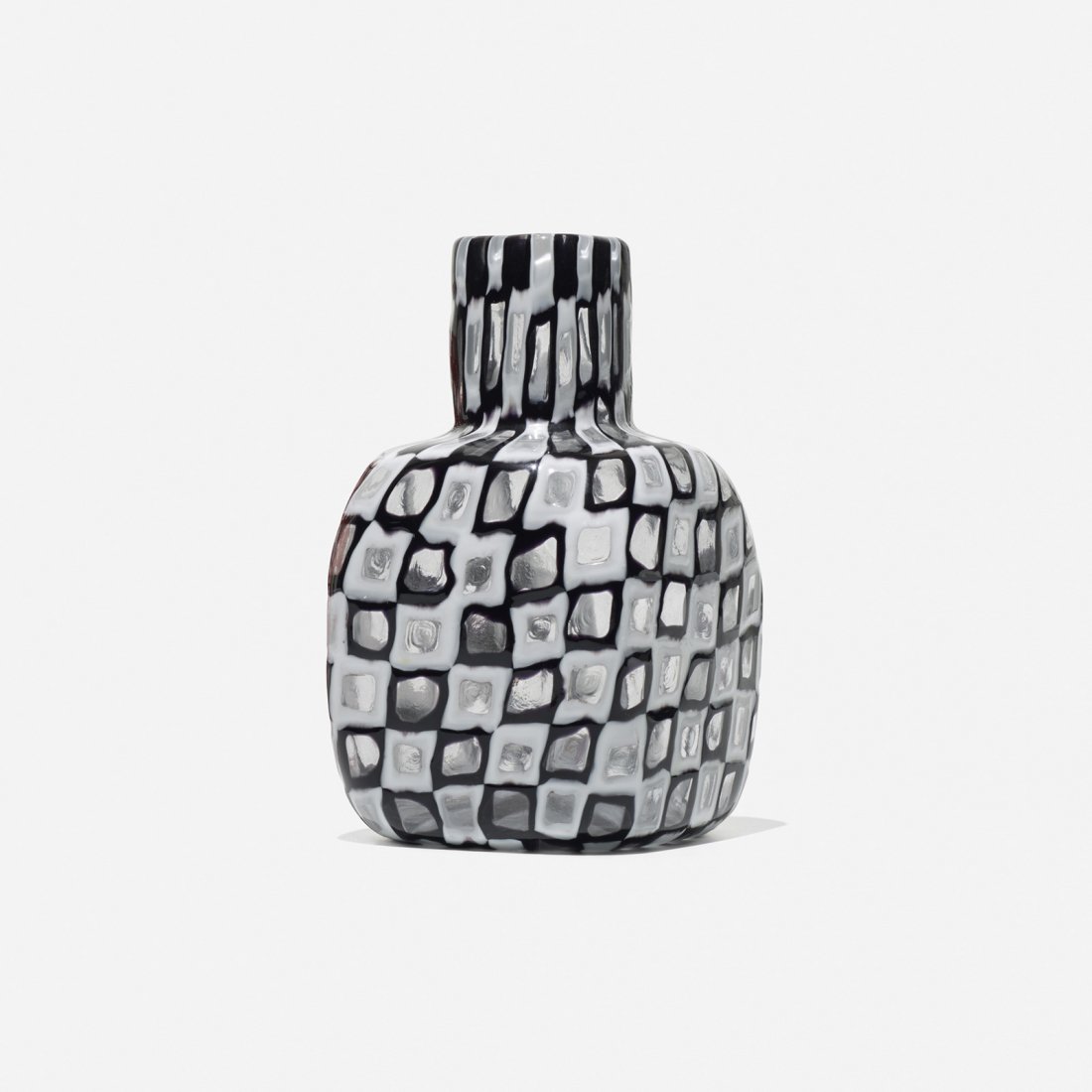 Tobia Scarpa Occhi vase: Tobia Scarpa Occhi vase Venini Italy, c. 1960 glass 4 w x 4 d x 7 h inches Literature: Le Verre Venini, Deboni, pl. 165 Venini Glass: Its History, Artists and Techniques, Deboni, unpaginated Provenanc