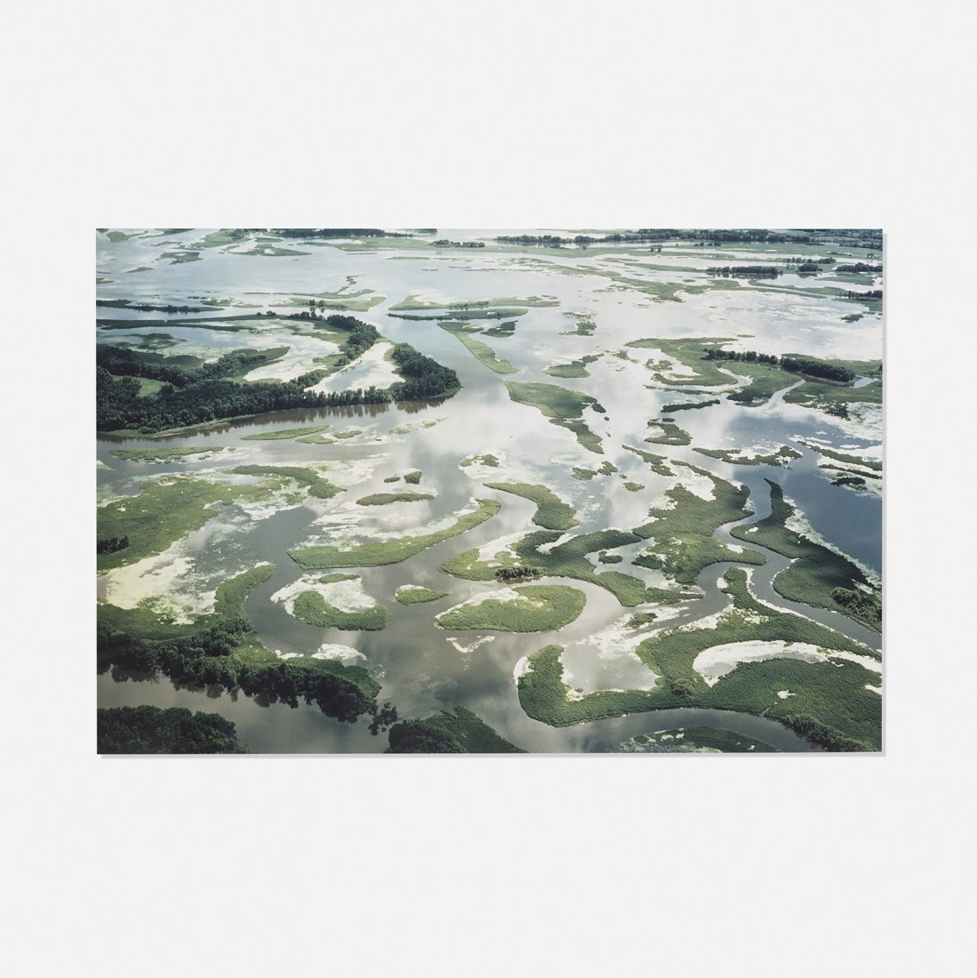 William A. Garnett Mississippi Near Wisconsin River: William A. Garnett Mississippi Near Wisconsin River (Confluence) USA, 1968 c-print 24 h x 36 w inches Literature: Living with Art, Two: The Collection of Walter and Dawn Clark Netsch, Miami University
