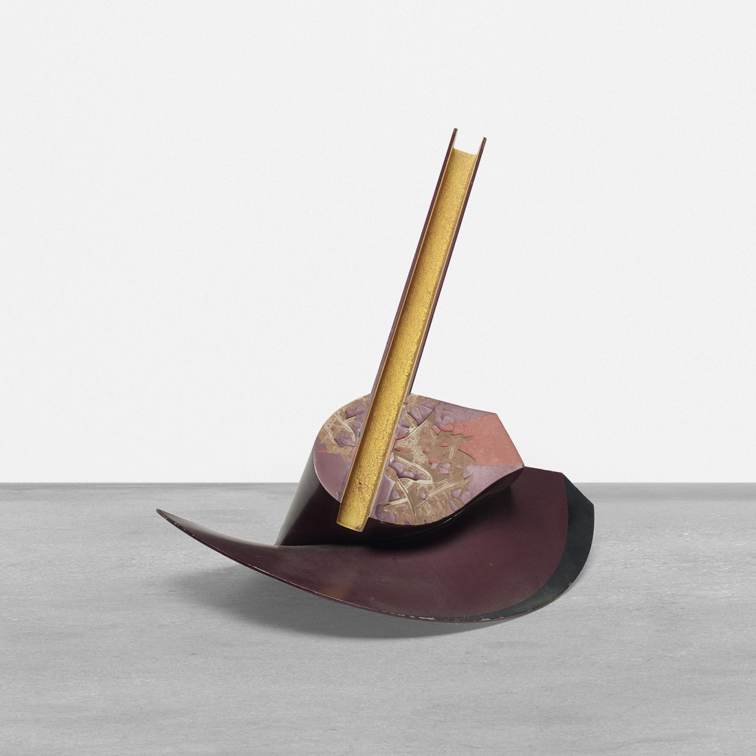 Robert Hudson Groove: Robert Hudson Groove American, 1968 enameled steel 16 h x 22 w inches Literature: Living with Art, Two: The Collection of Walter and Dawn Clark Netsch, Miami University Art Museum, pg. 74 Exhibited: L